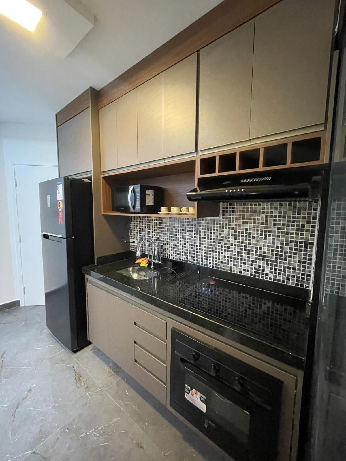 Appartamento Habitat - Predio De Frente Pro Mar Praia Grande  Esterno foto