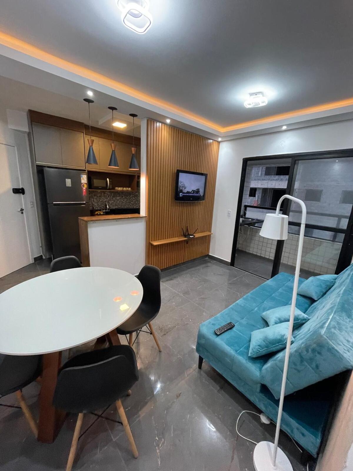 Appartamento Habitat - Predio De Frente Pro Mar Praia Grande  Esterno foto