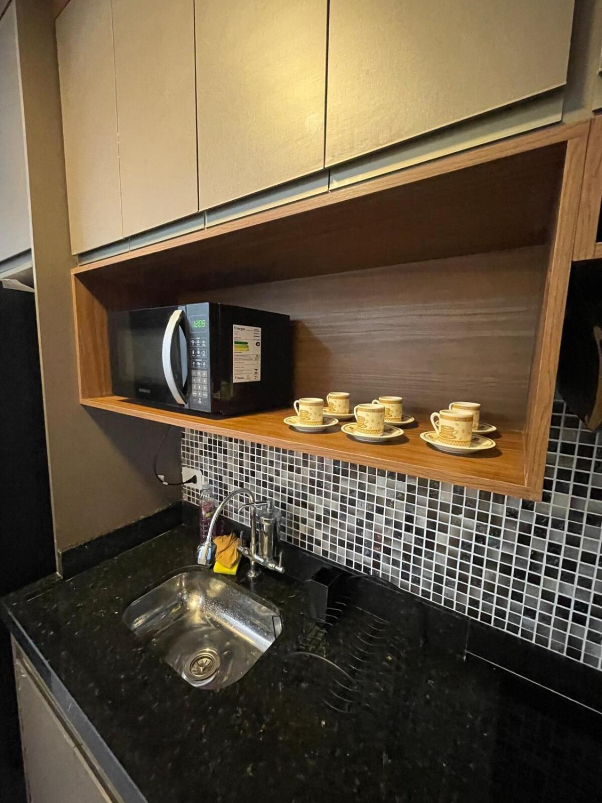 Appartamento Habitat - Predio De Frente Pro Mar Praia Grande  Esterno foto