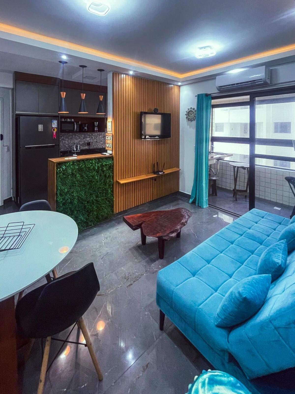 Appartamento Habitat - Predio De Frente Pro Mar Praia Grande  Esterno foto